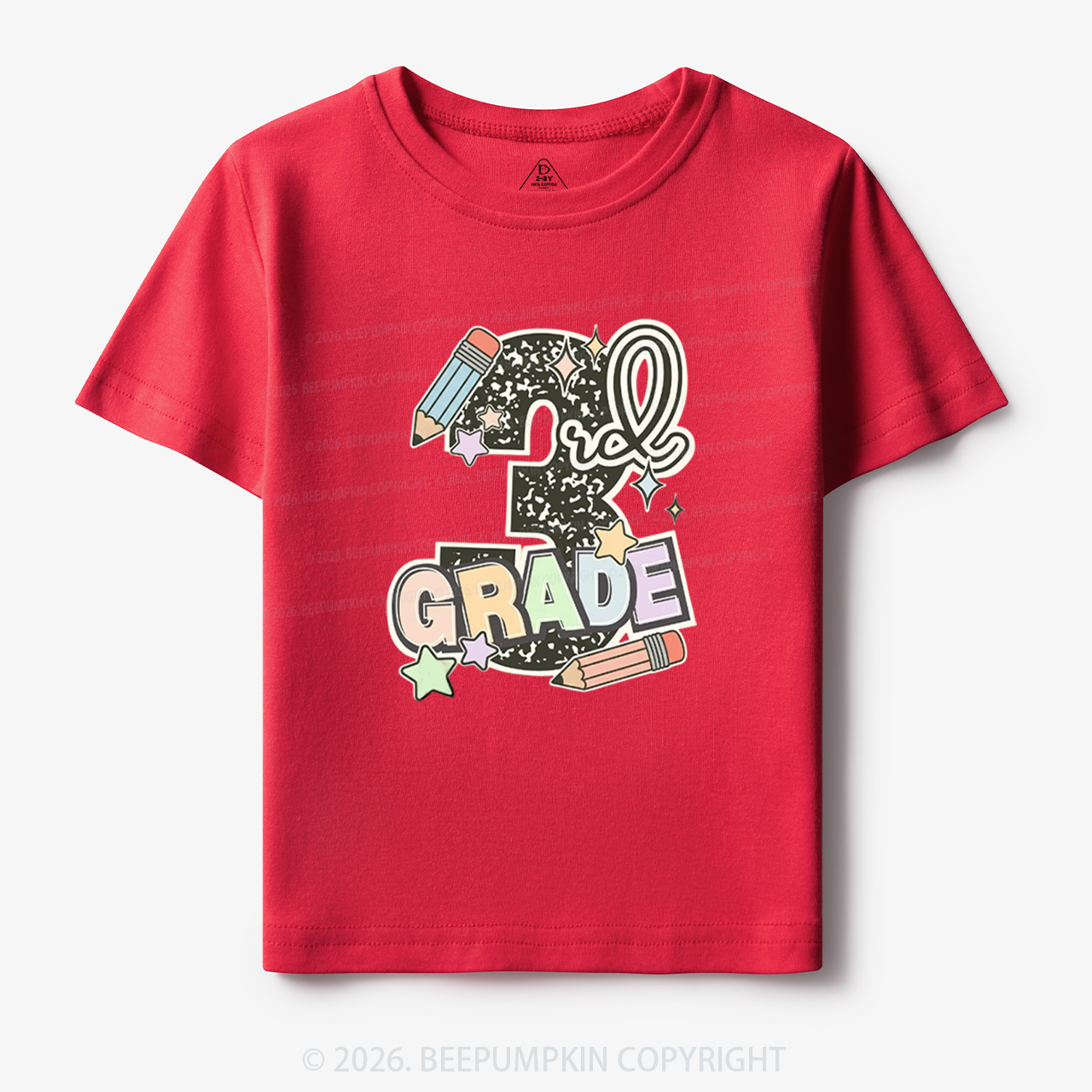Third Grade Pencil Back To School Toddler&Kid's Tees