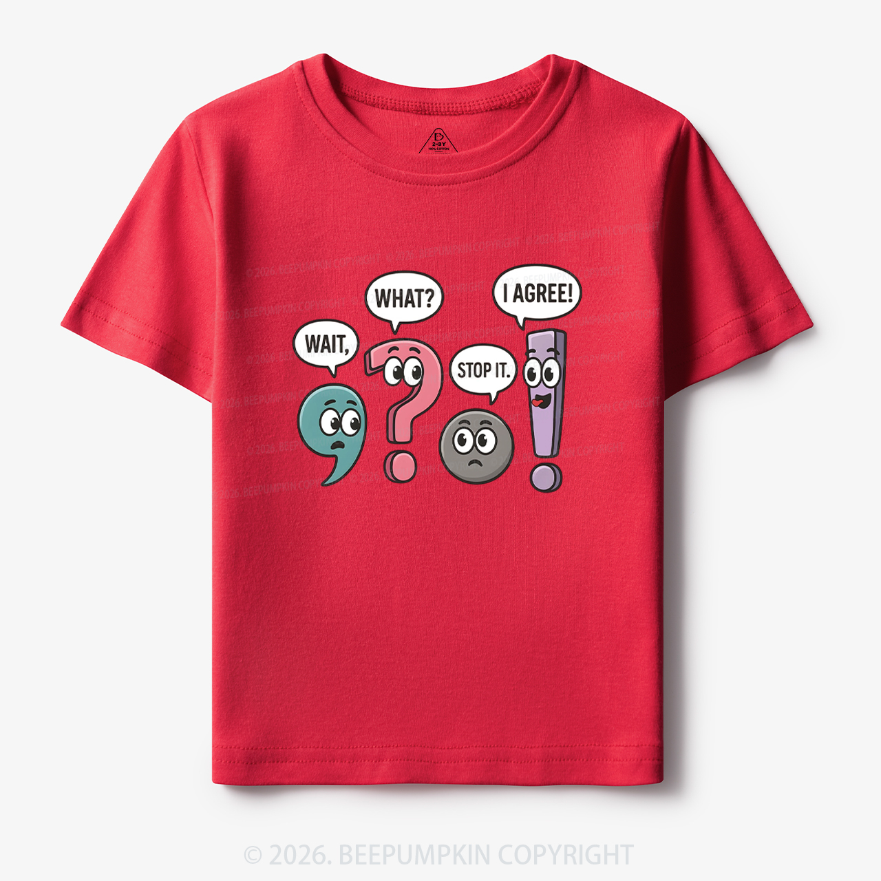 Funny Punctuation Back to School Toddler&Kid's Tees