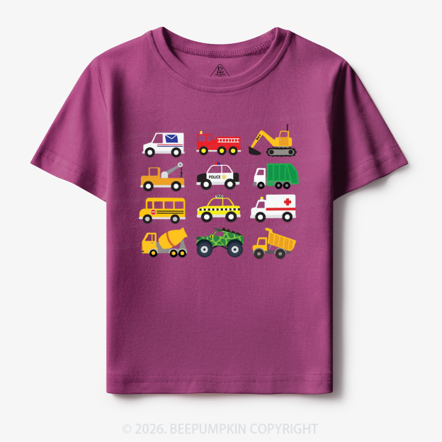 Lots of Trucks Toddler&Kid's Tees