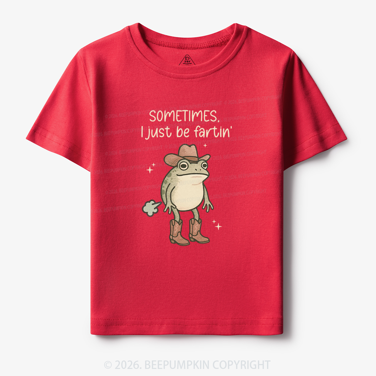 Sometimes I Just Be Fartin' Funny Western Toddler&Kid's Tees