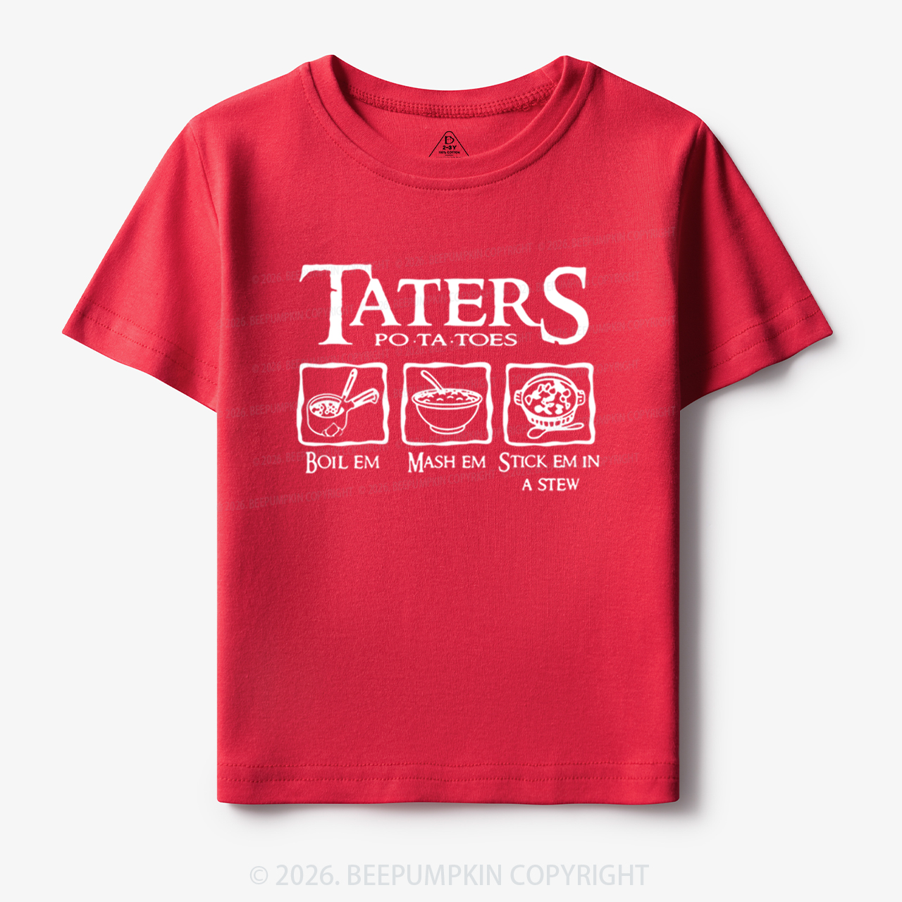 Taters Potatoes Funny Toddler&Kid's Tees
