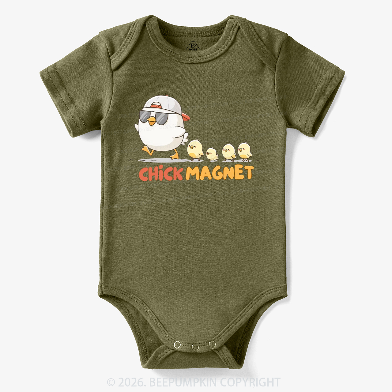 Chick Magnet Funny Farm Animal Bodysuit