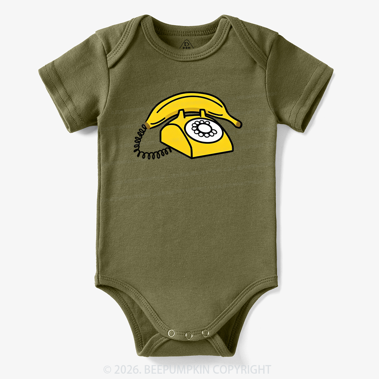 Banana Phone Cute Funny Bodysuit