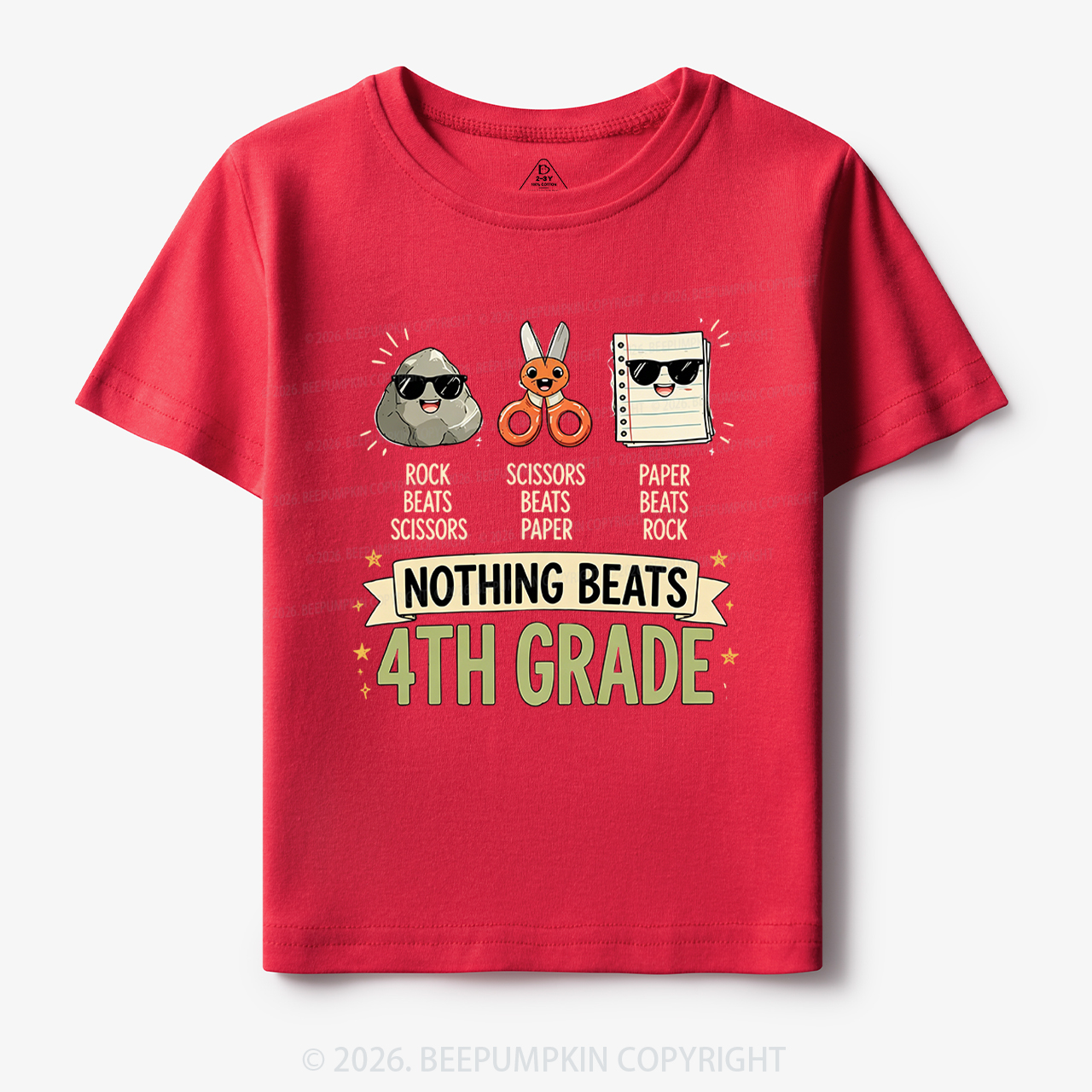 Personalized Rock Paper Scissors Back To School Toddler&Kid's Tees