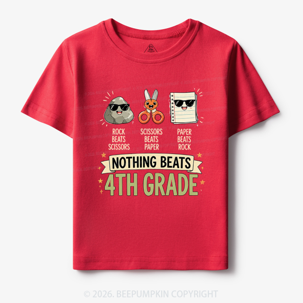 Personalized Rock Paper Scissors Back To School Toddler&Kid's Tees