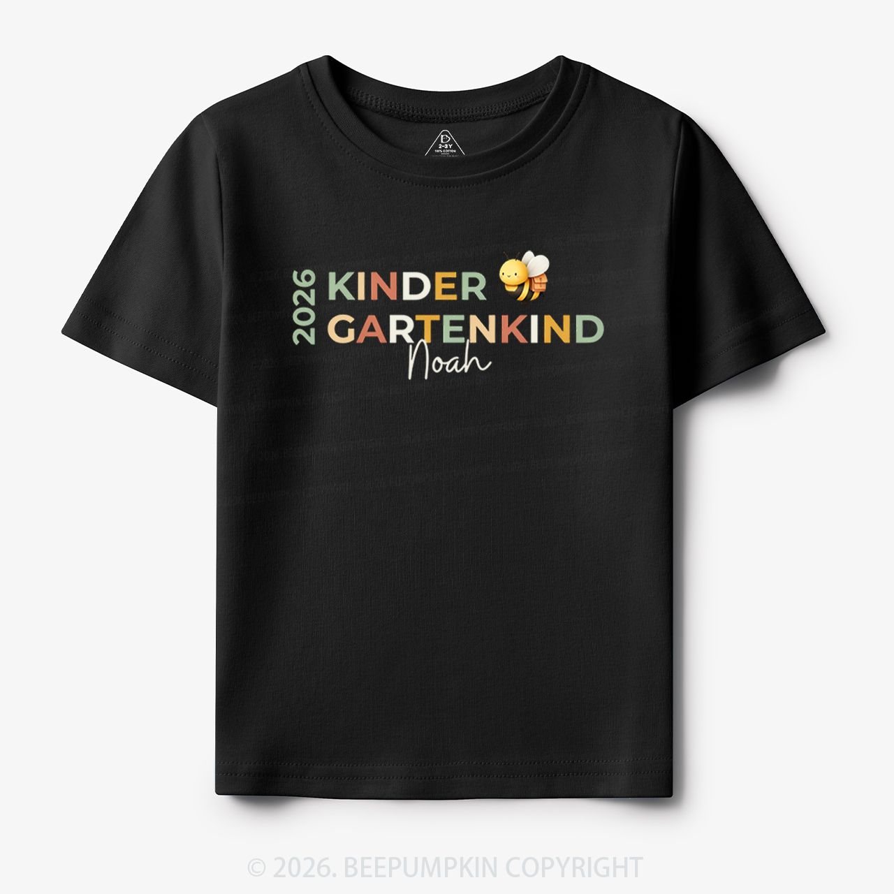 Personalized Name Icon Kindergarten Toddler&Kid's Tees