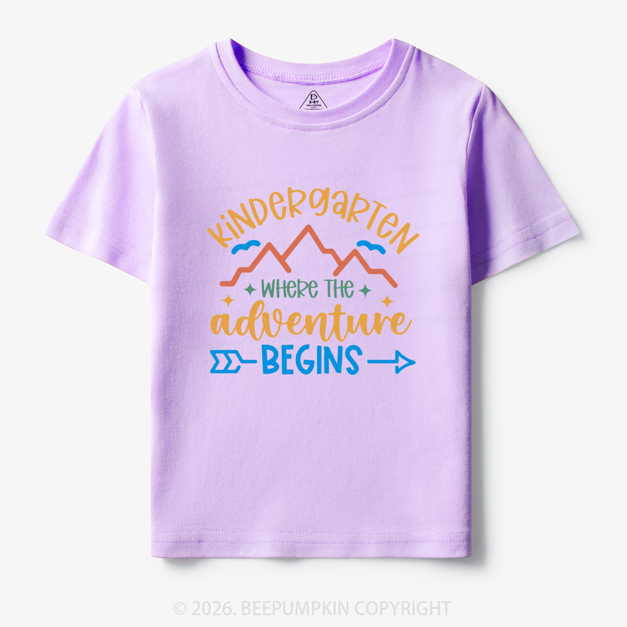 Personalized Kindergarten Where the Adventure Begins Toddler&Kid's Tees