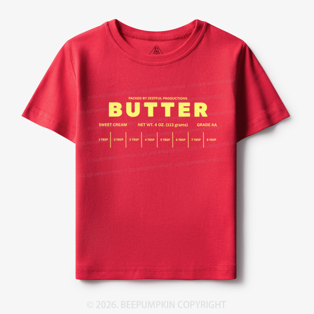 Butter Stick Label Sweet Cream Baking Toddler&Kid's Tees