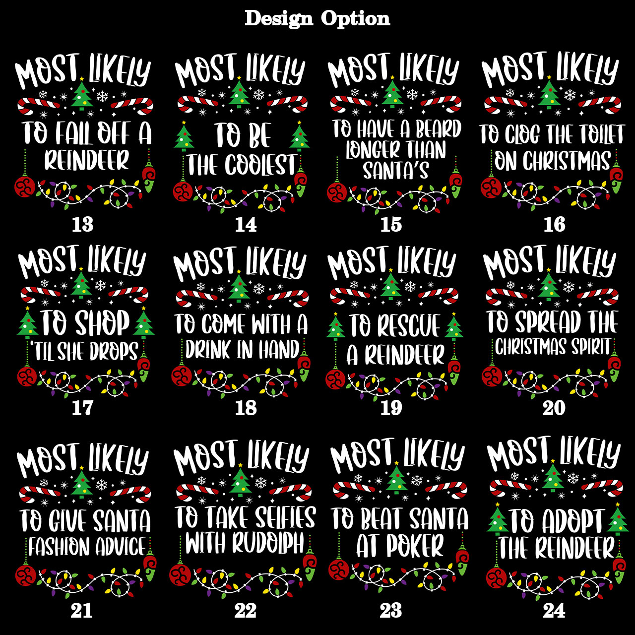 47 Quotes Funny Most Likely To Christmas Family Matching Shirts
