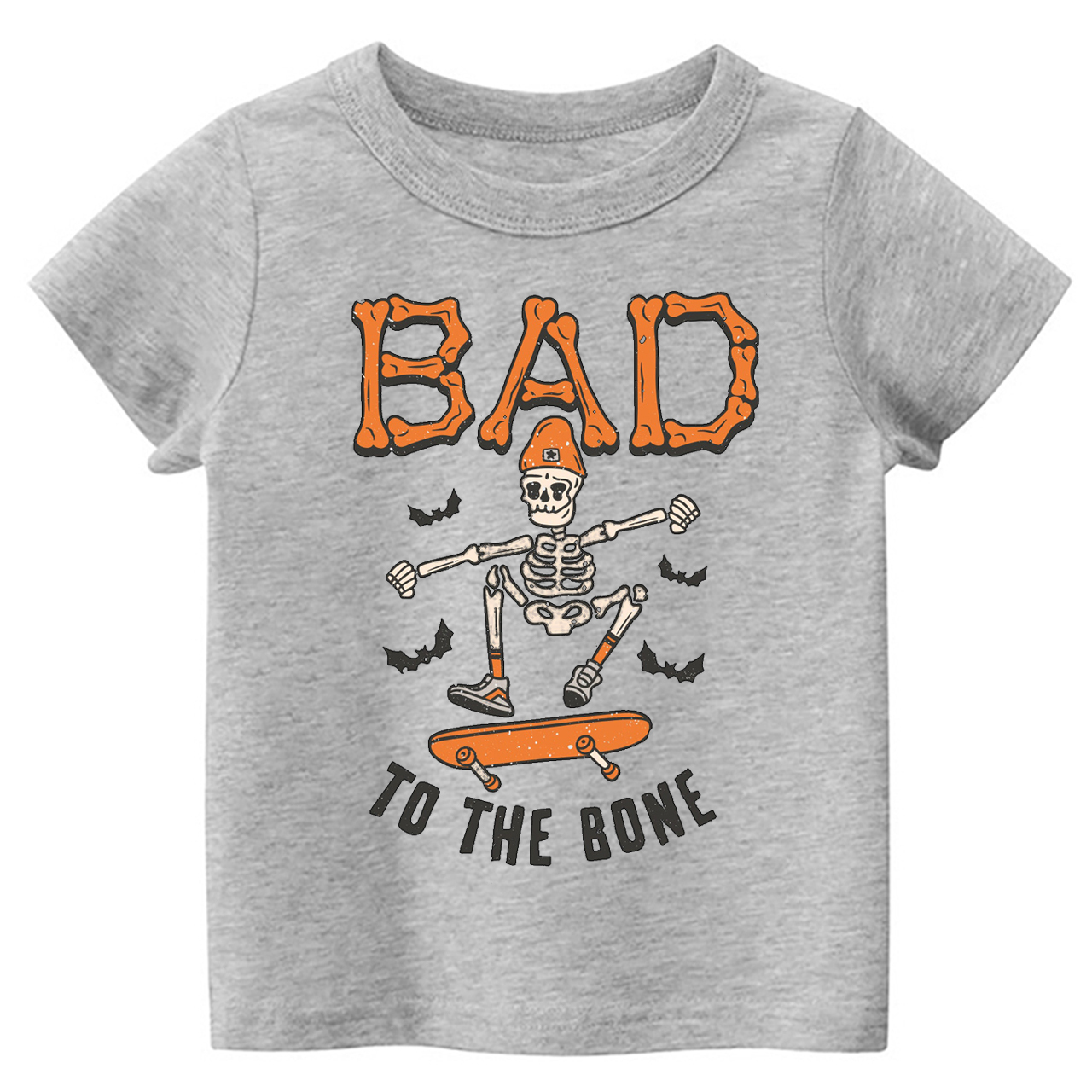Bad To The Bone Halloween Kids Shirt 