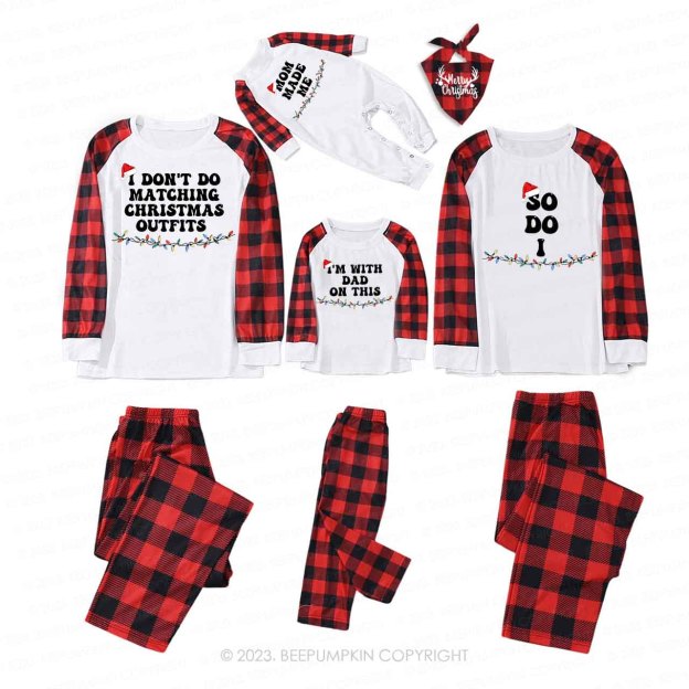 Funny Group Christmas Family Matching Pajamas Beepumpkin