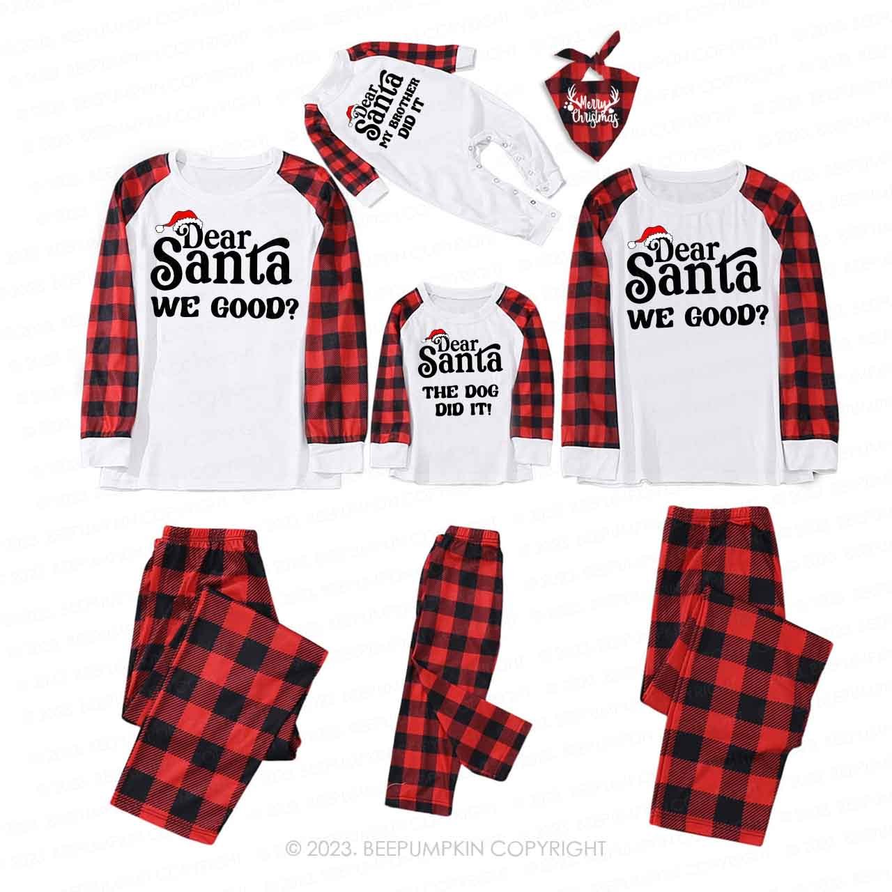 46 Quotes Dear Santa  Christmas Family Matching Pajamas Beepumpkin