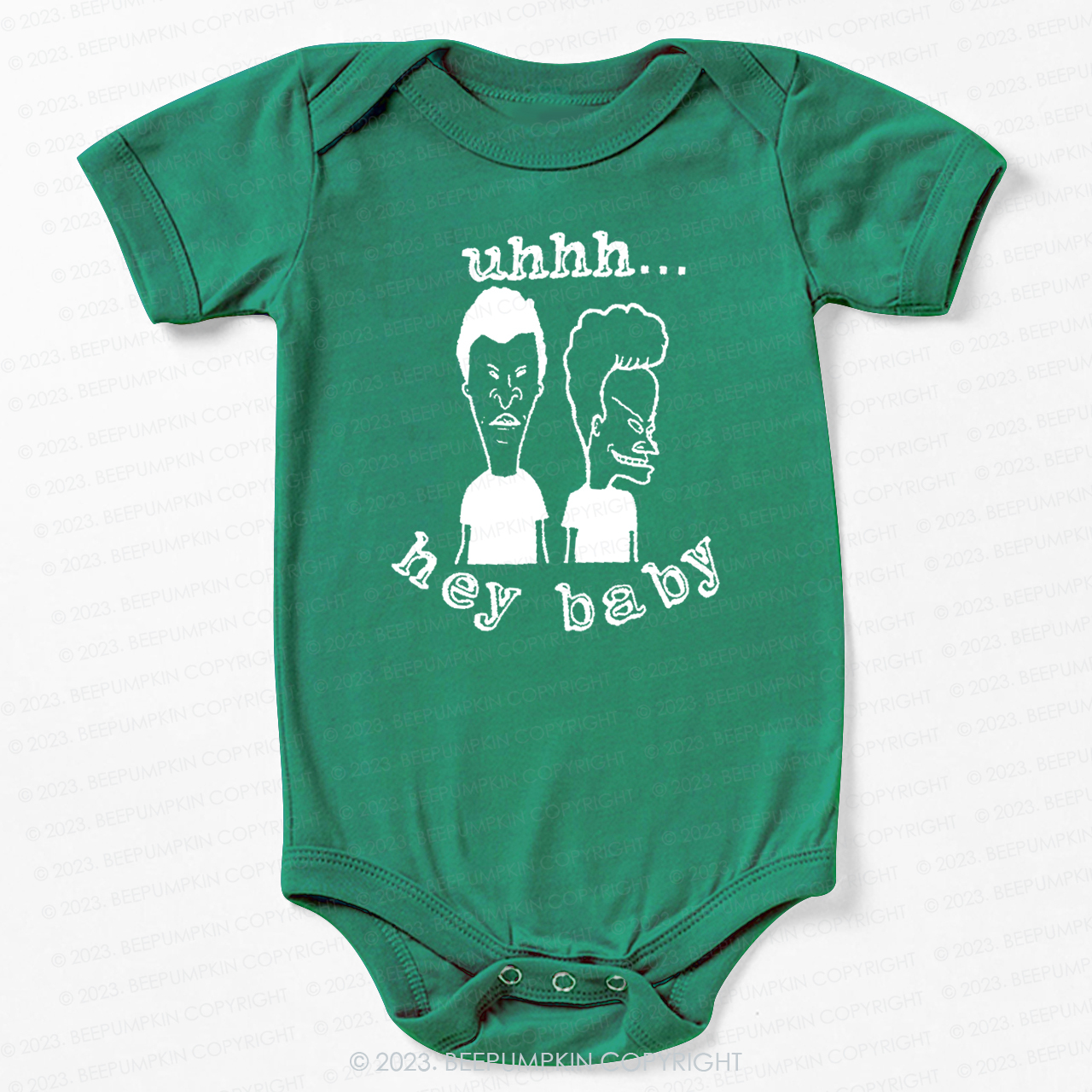 Hey Baby Beavis Butthead Funny 90s Graphic Bodysuit For Baby