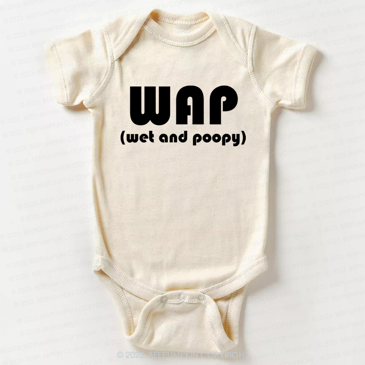 Funny Wap Wet And Poopy Bodysuit For Baby