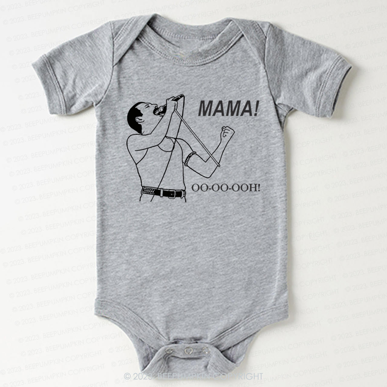 Mama Oo - Oo - Ooh - Queen Bodysuit For Baby