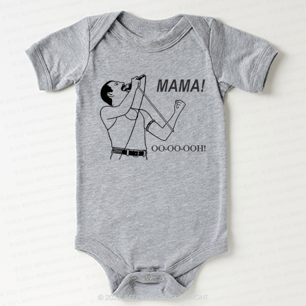 Mama Oo - Oo - Ooh - Queen Bodysuit For Baby
