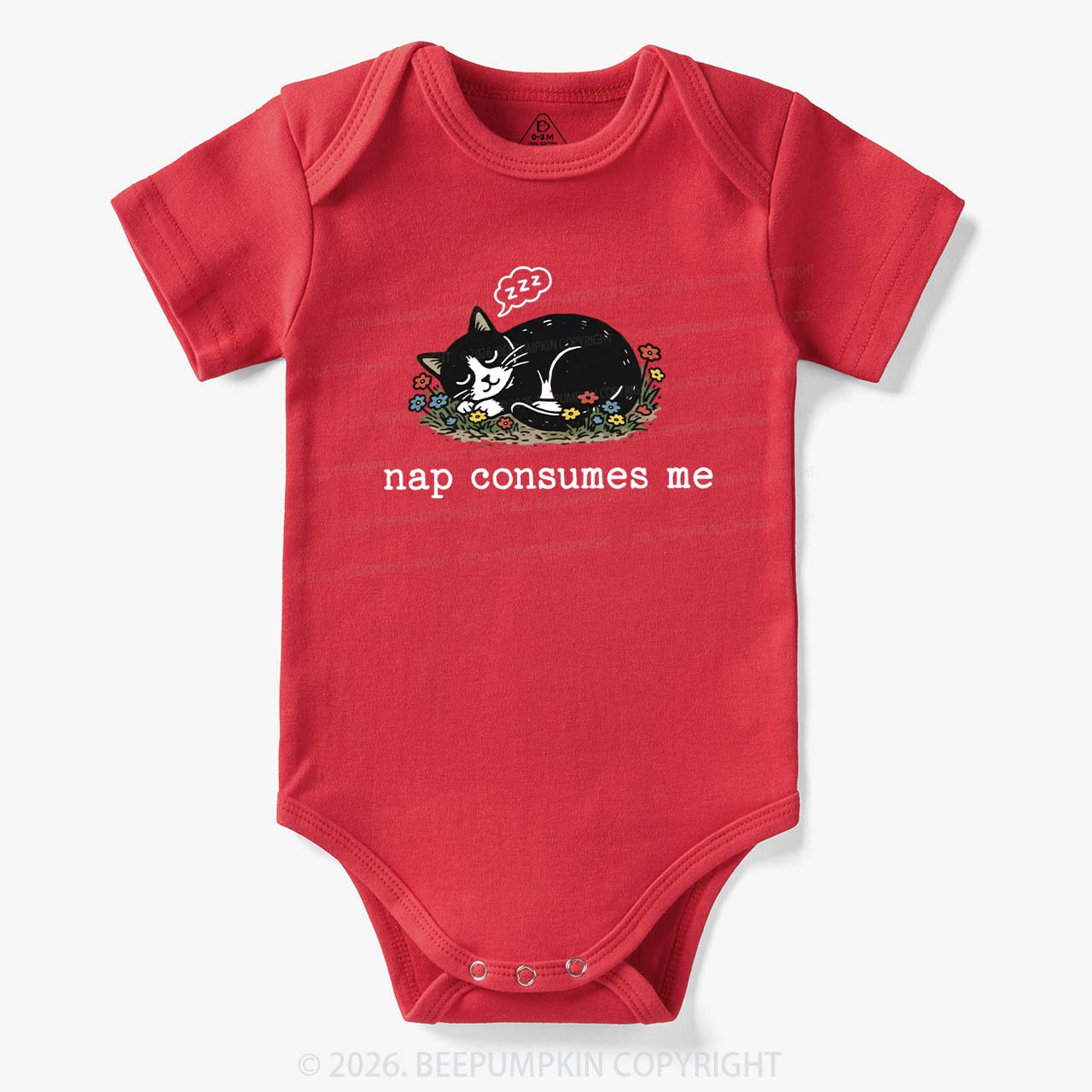 Funny Cat Meme Nap Consumes Me Bodysuit