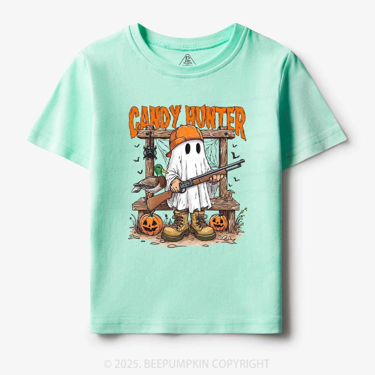 Candy Hunter Halloween Toddler&Kid's Tees Beepumpkin