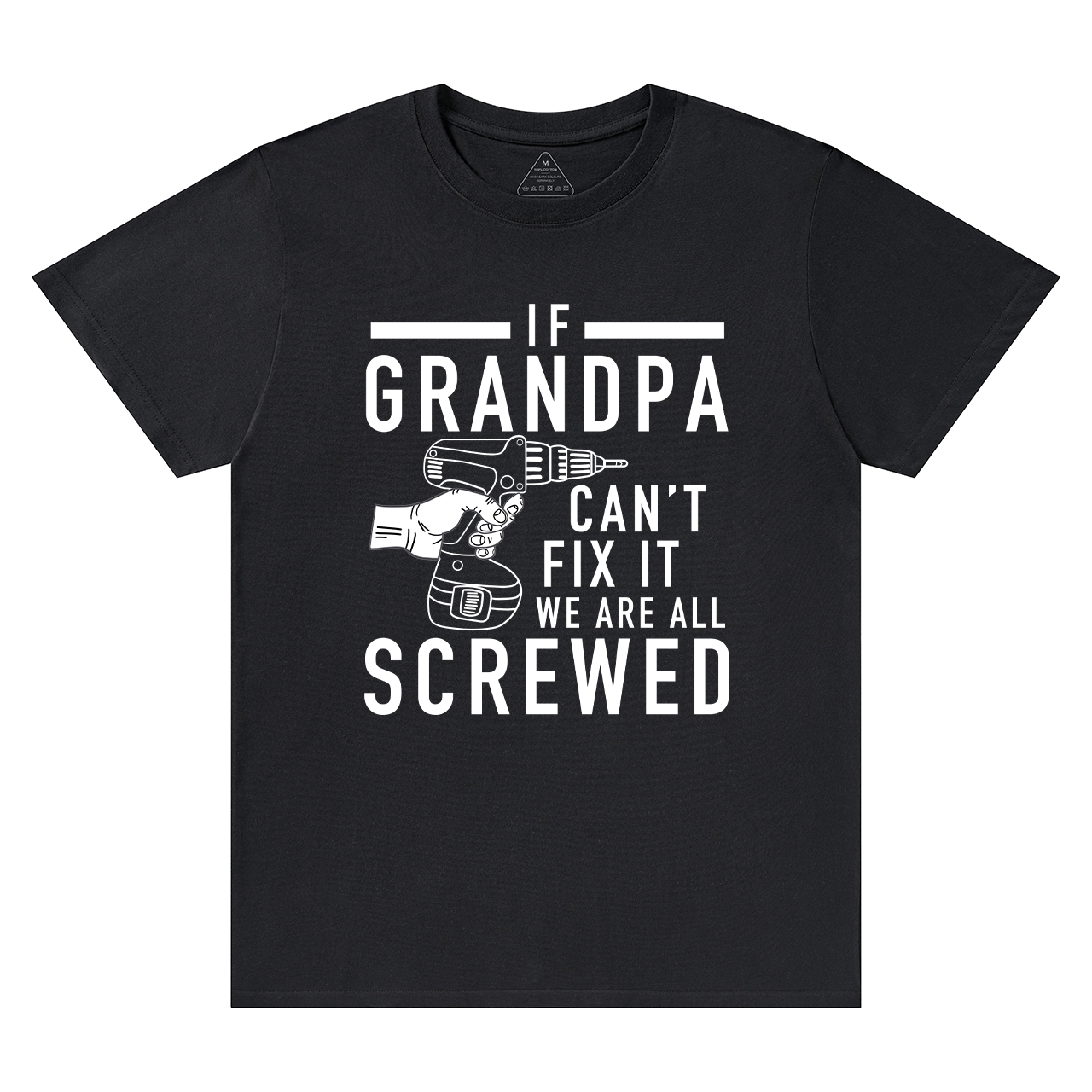  Funny T-Shirt If Grandpa Can't Fix It