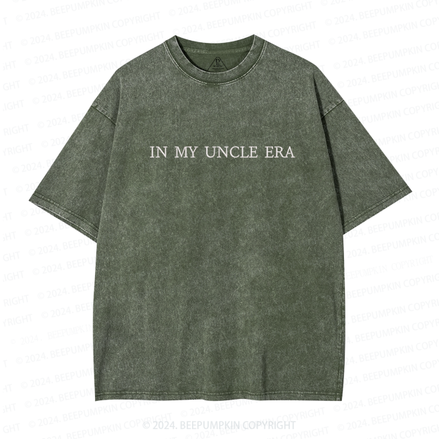 In My Uncle Era Embroidered Washed Tees