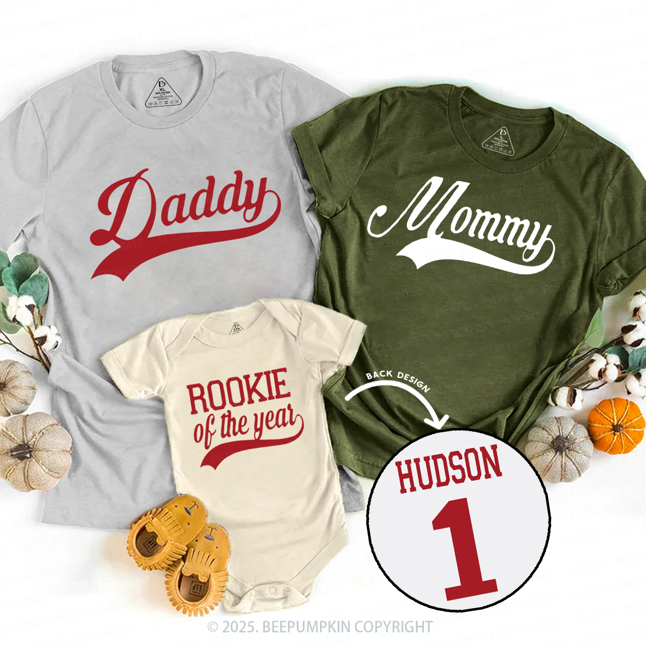 Personalized Rookie Of The Year Family Matching Tees Beepumpkin 2