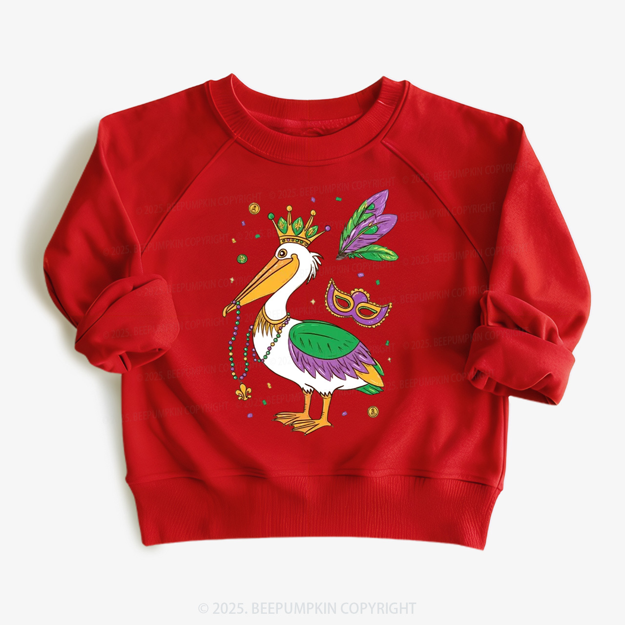 Beads & Feathers Fun Kid's Sweatshirt