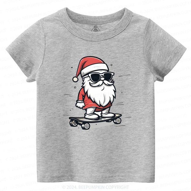 Santa Sunglasses Christmas Claus Toddler&Kids Tees 