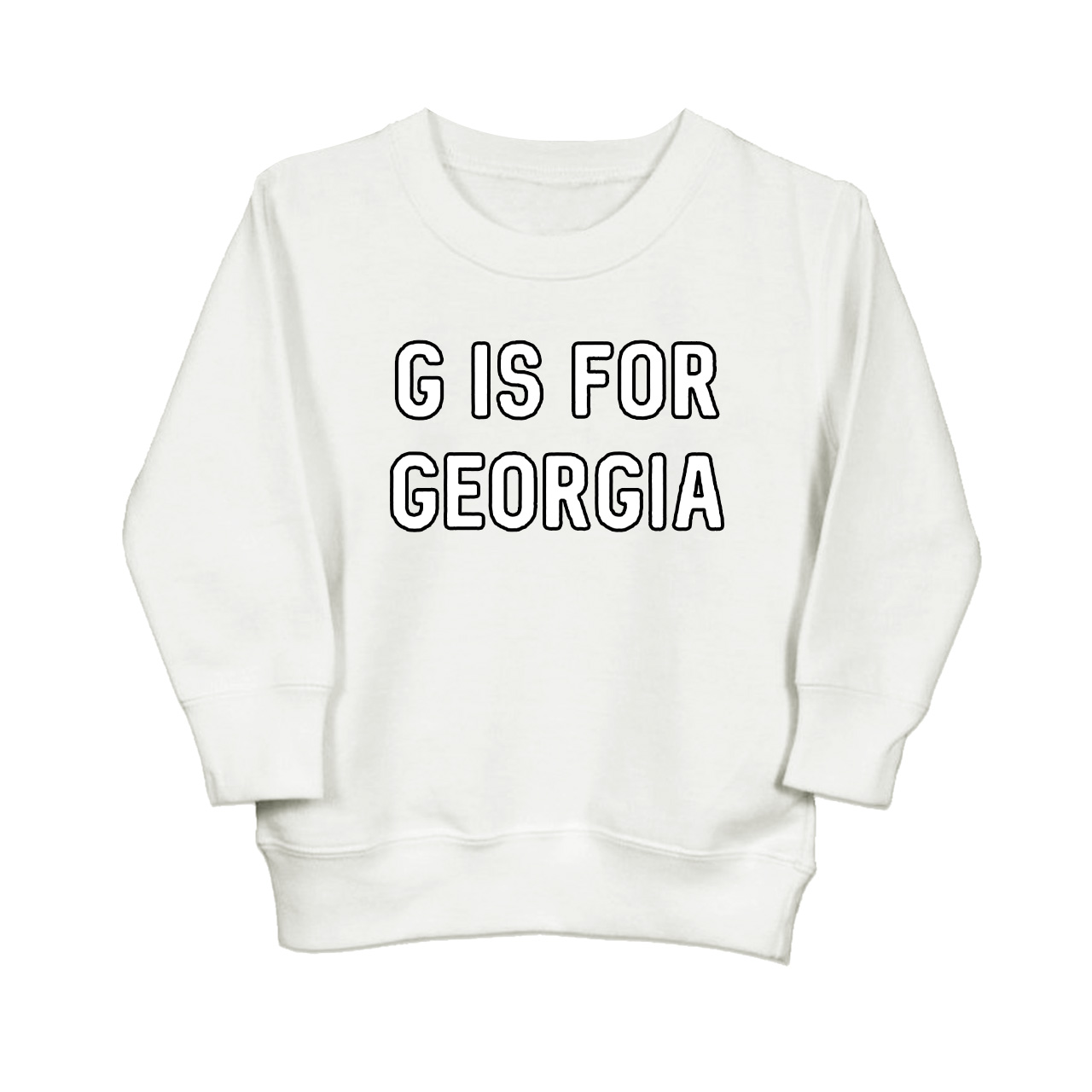 G is for Georgia Toddler Kids Sweatshirt