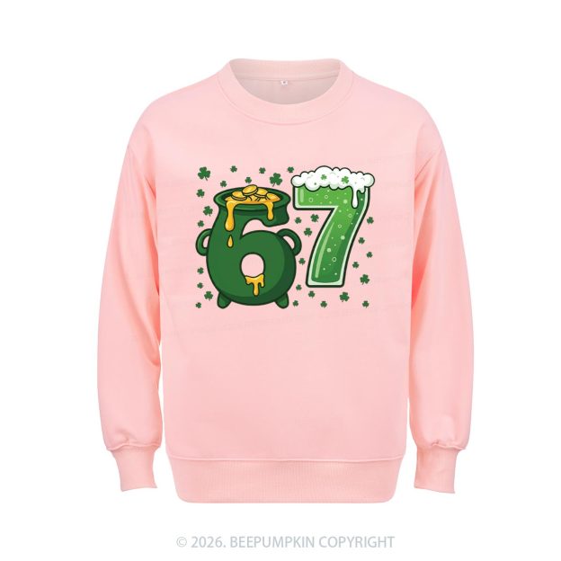 Six Seven St Patrick's Day Aldult Sweatshirt