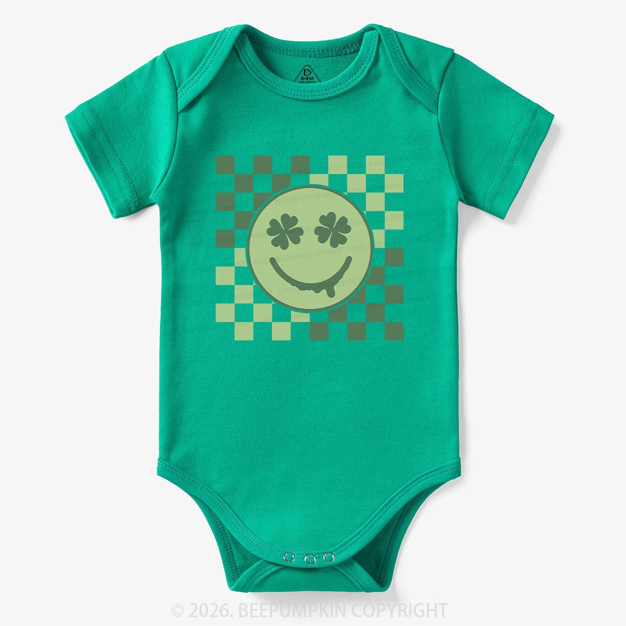 Retro Clover St.Patricks Day Bodysuit