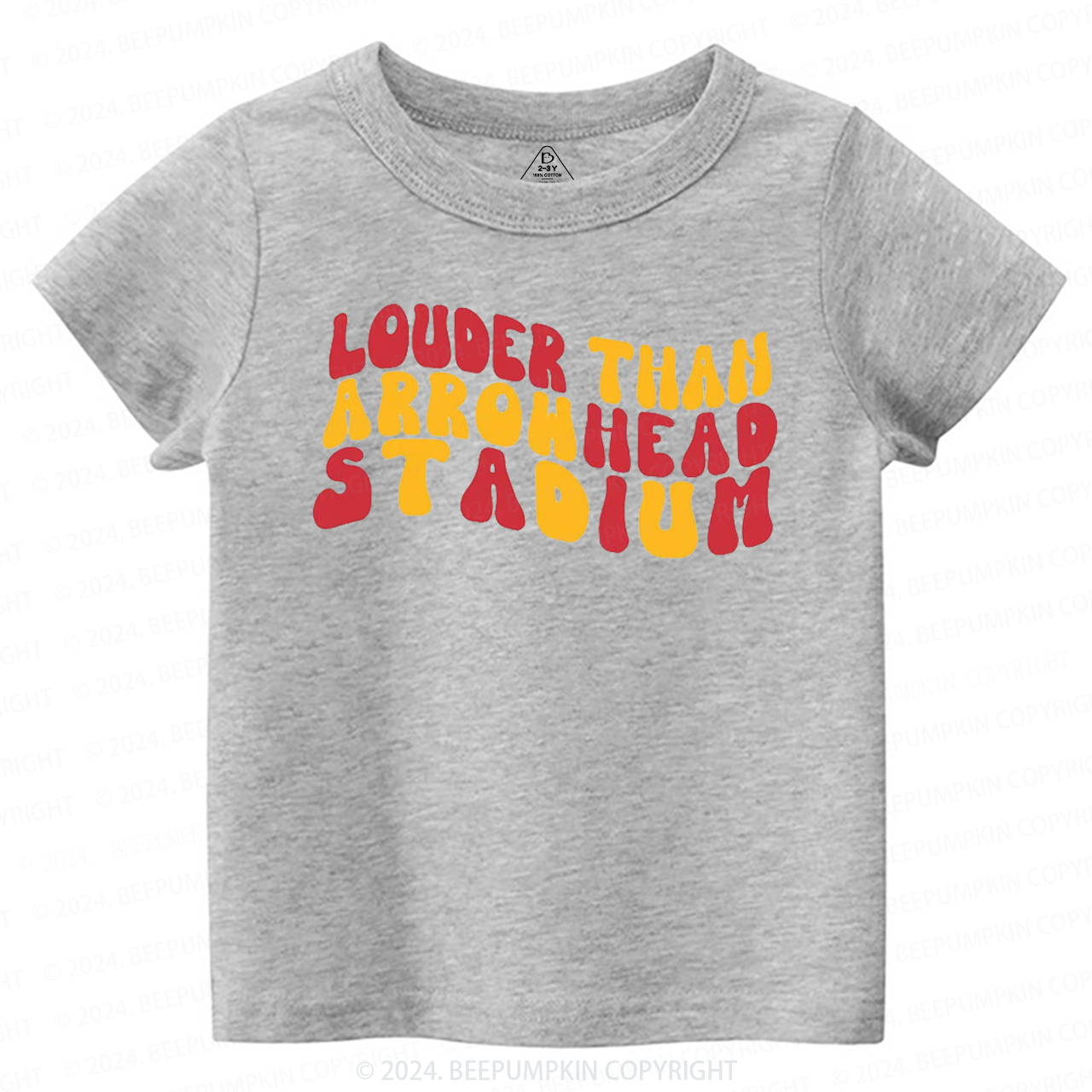 Louder Than Stadium KC Toddler&Kids Tees Beepumpkin 