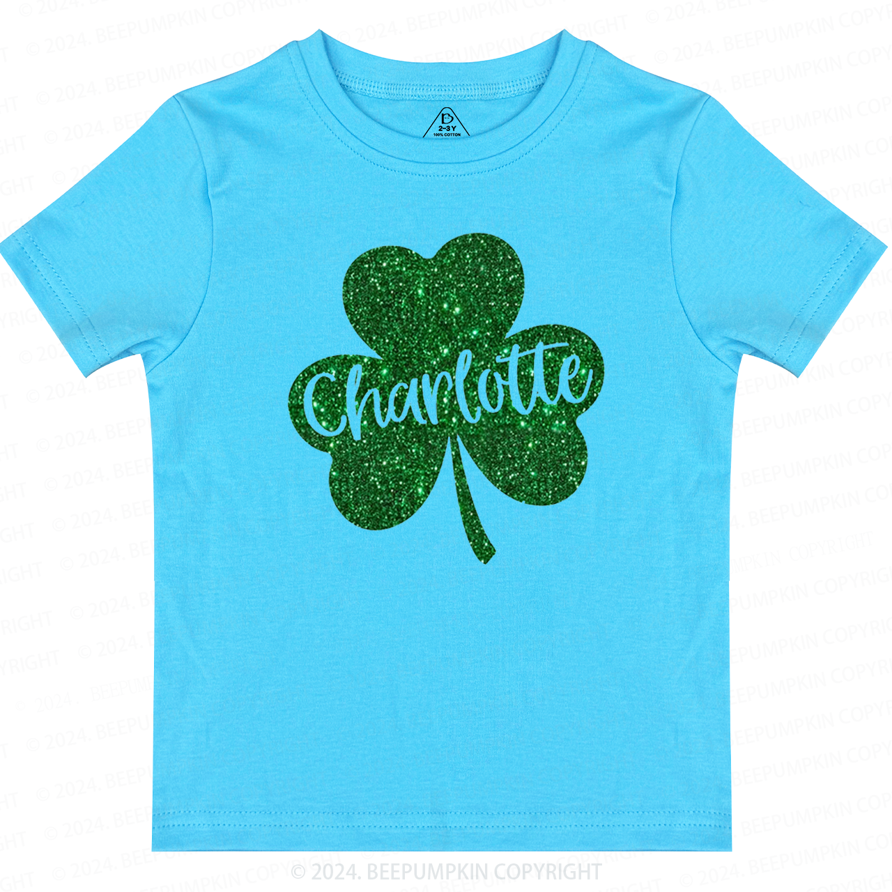 Personalized Name St Patricks Day Toddler Tees