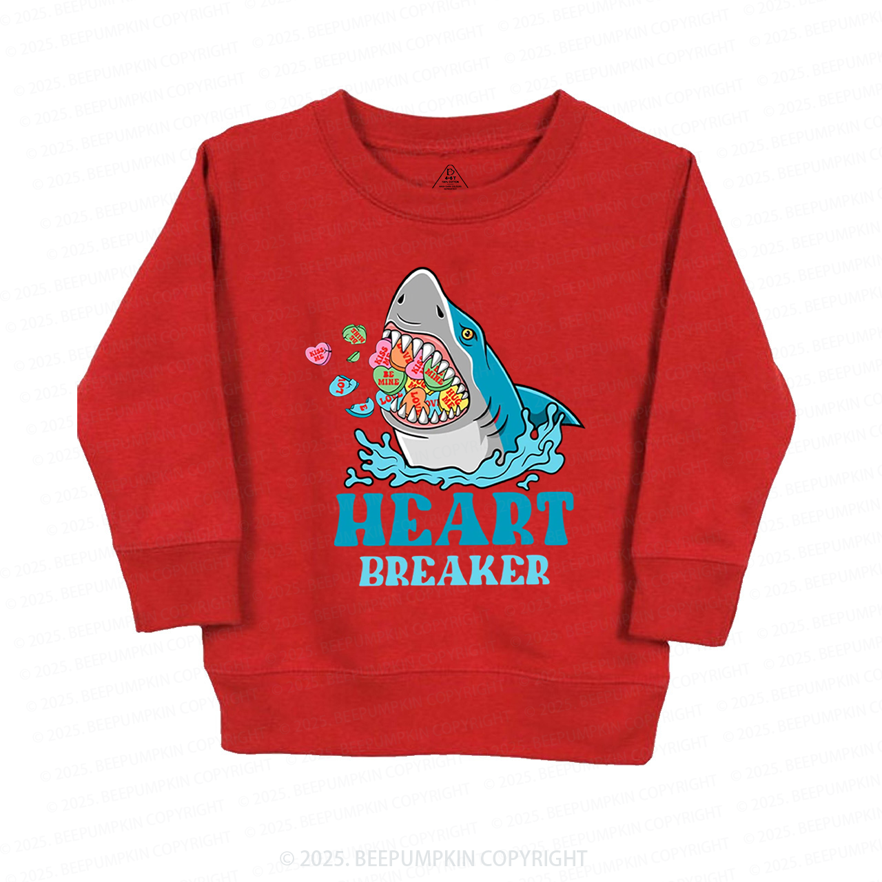Heart Breaker Valentines Day Kids Sweatshirt