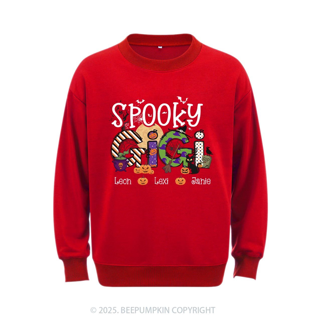 Personalized Spooky Gigi Sweatshirt Beepumpkin