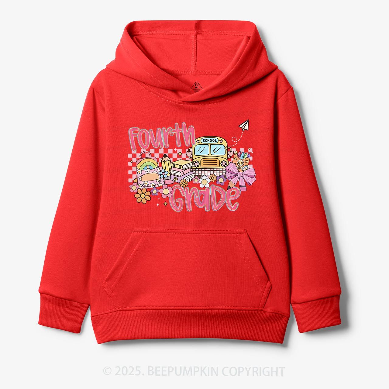Personalized Happy School Journey Kid's Hoodies Beepumpkin