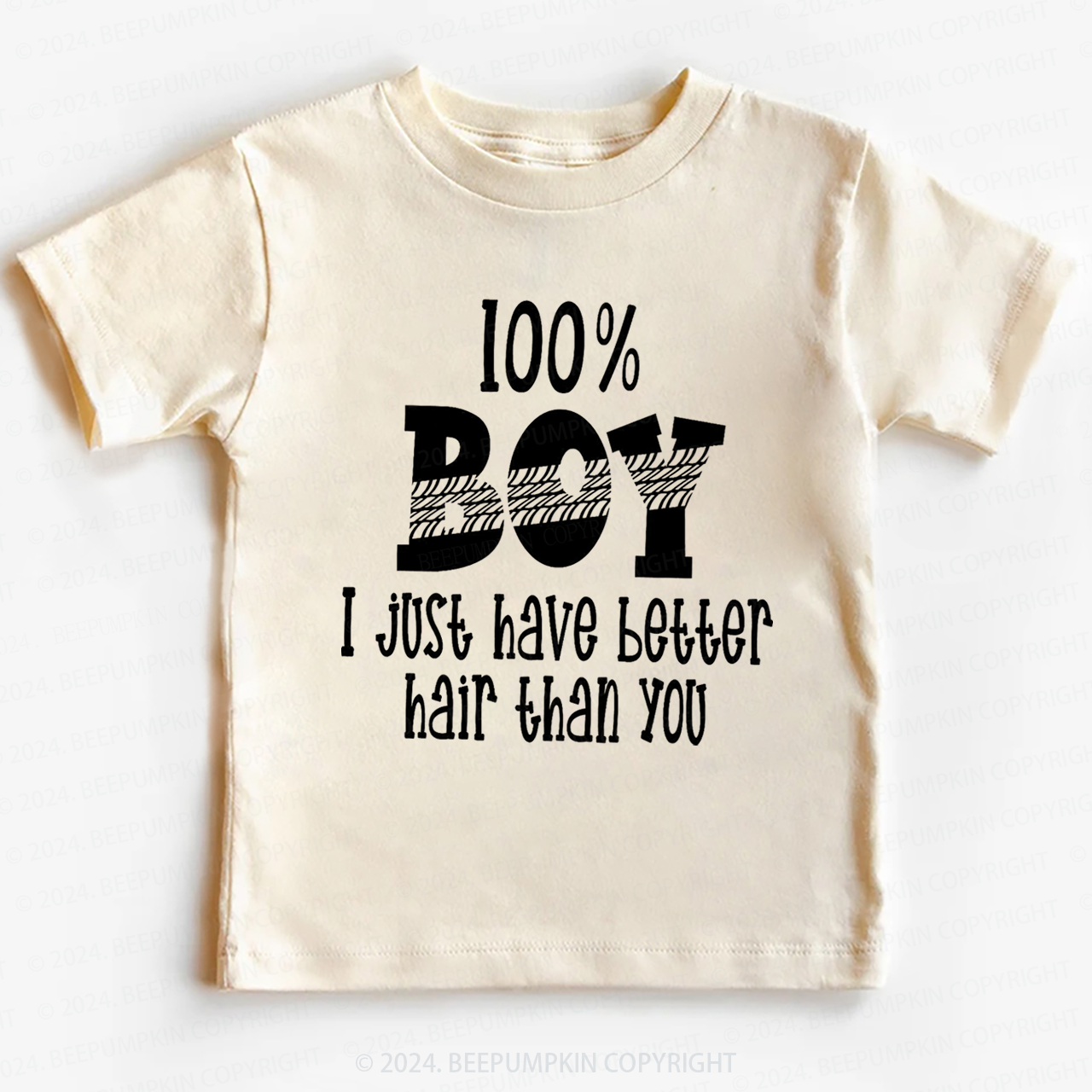 Boys with Long Hair Toddler&Kids Tees 7