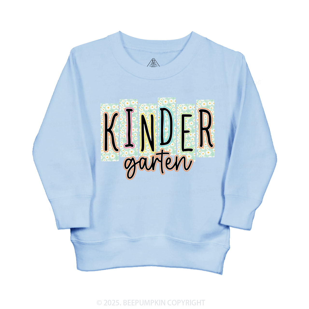 Personalized Floral School Days Kid's Sweatshirt