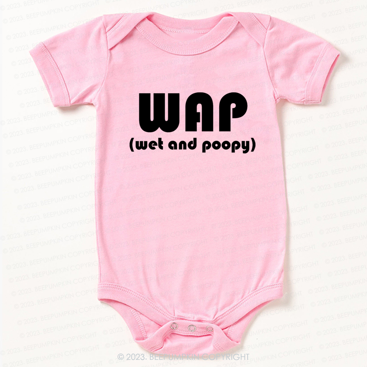 Funny Wap Wet And Poopy Bodysuit For Baby