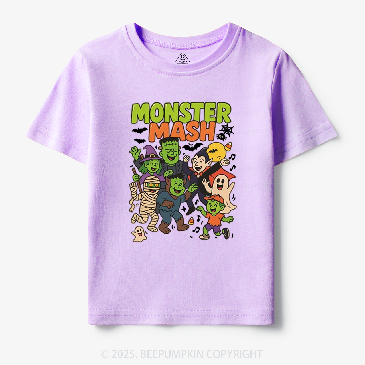 Monster Mash Halloween Toddler&Kid's Tees Beepumpkin