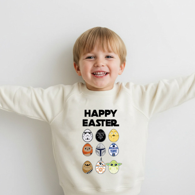 Easter Funny Trooper Eggpire Kid's Sweatshirt