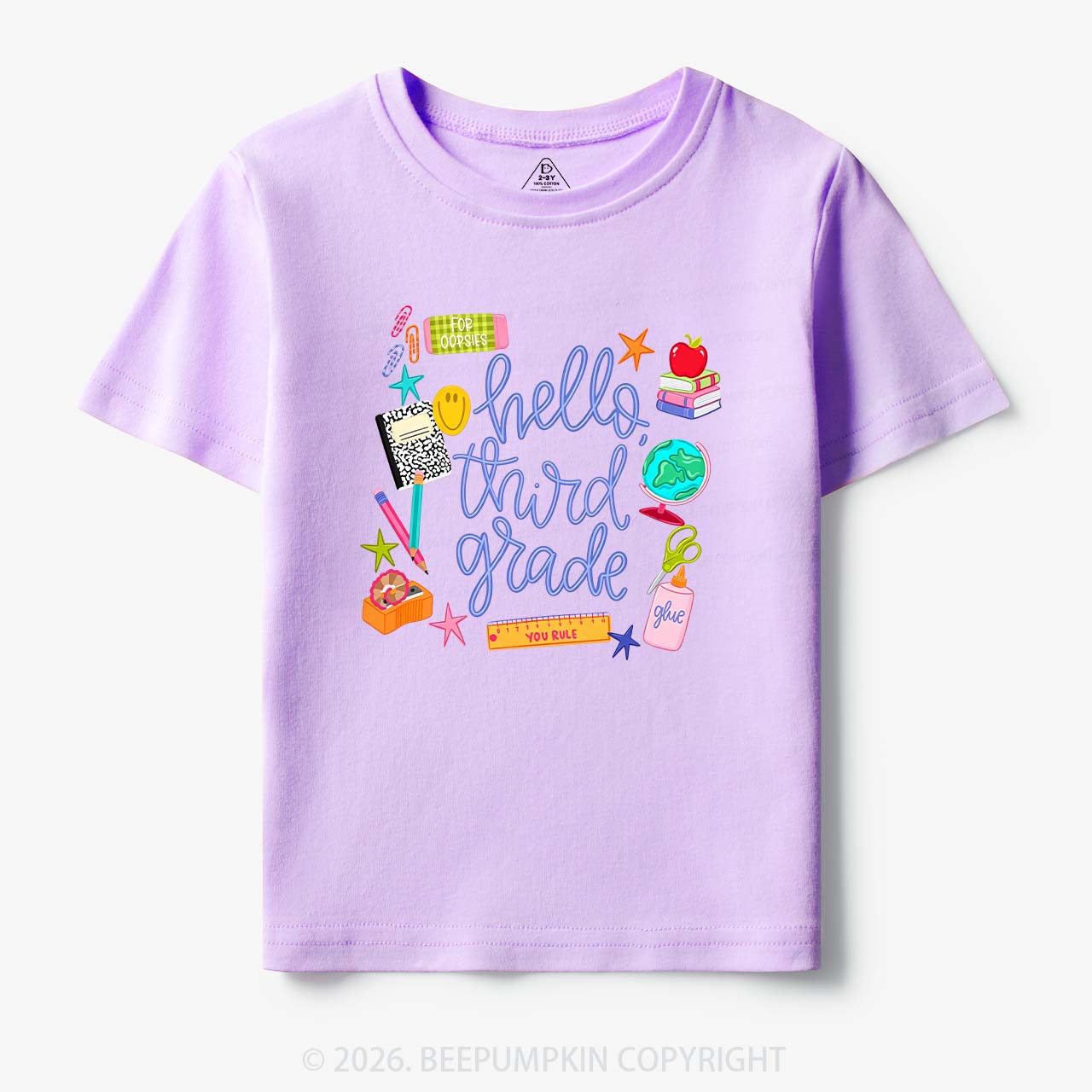 Personalized Cute Hello Grade Toddler&Kid's Tees