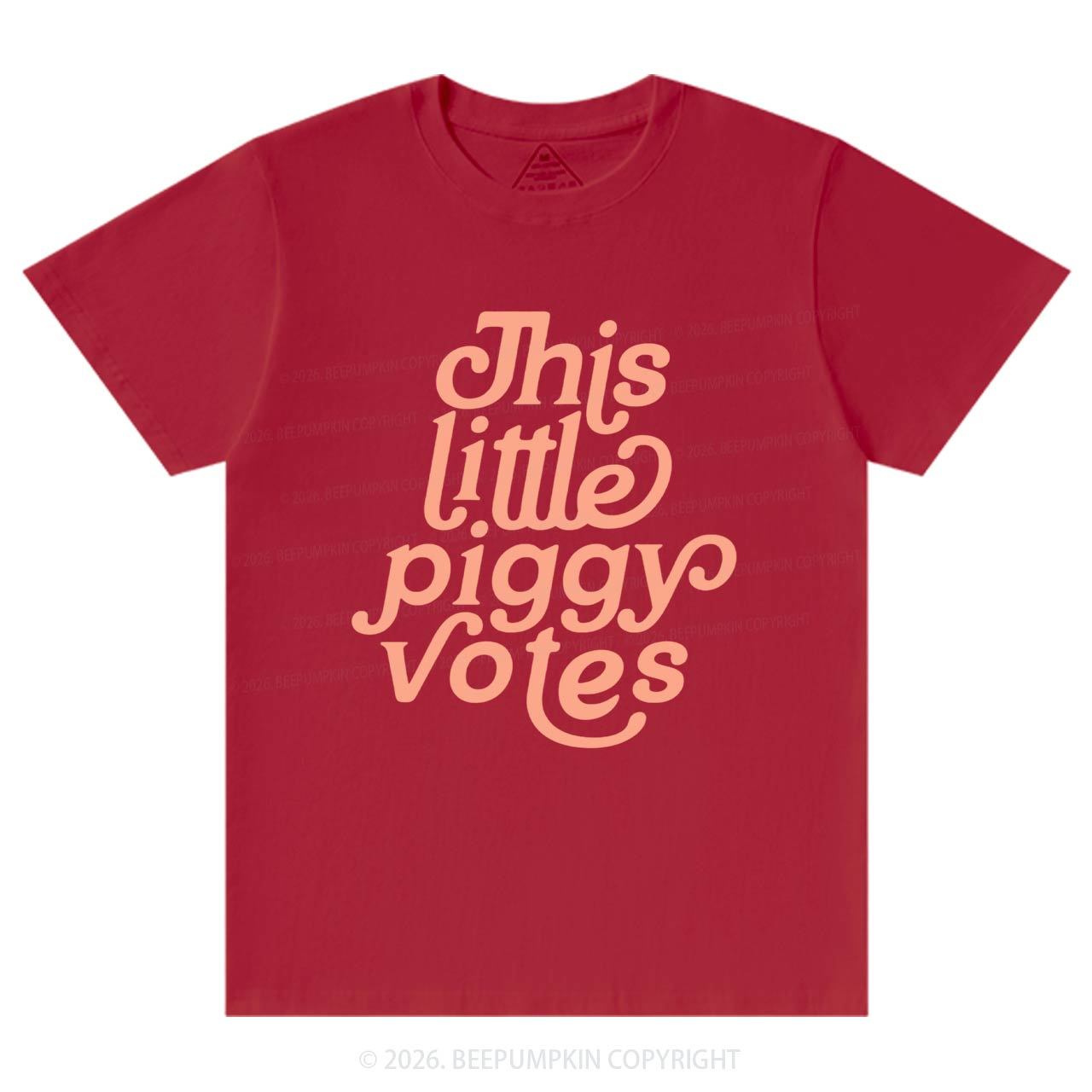 This Little Piggy Votes T-Shirts Beepumpkin