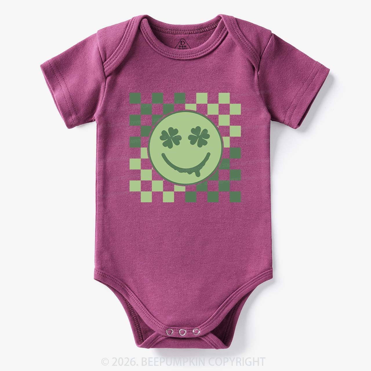 Retro Clover St.Patricks Day Bodysuit