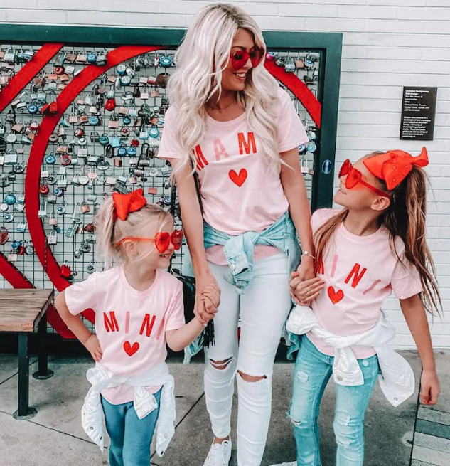 Mommy and Me Valentine's Day Family Shirt