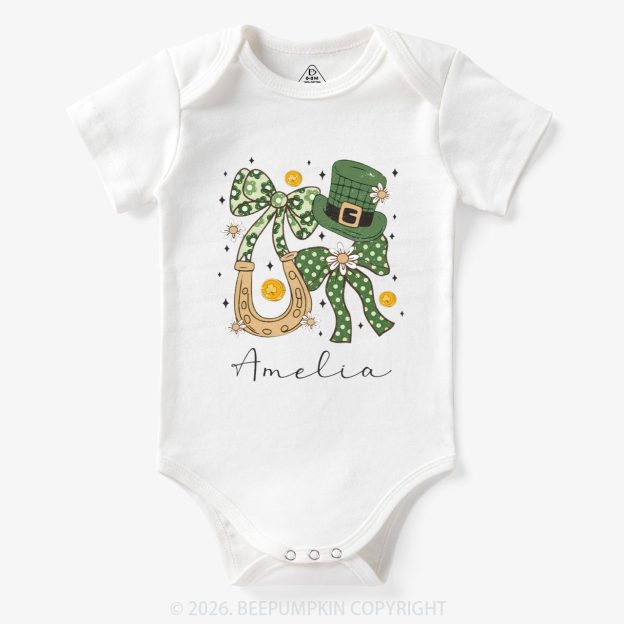 Floral Shamrock St Patrick’s Day Bodysuit