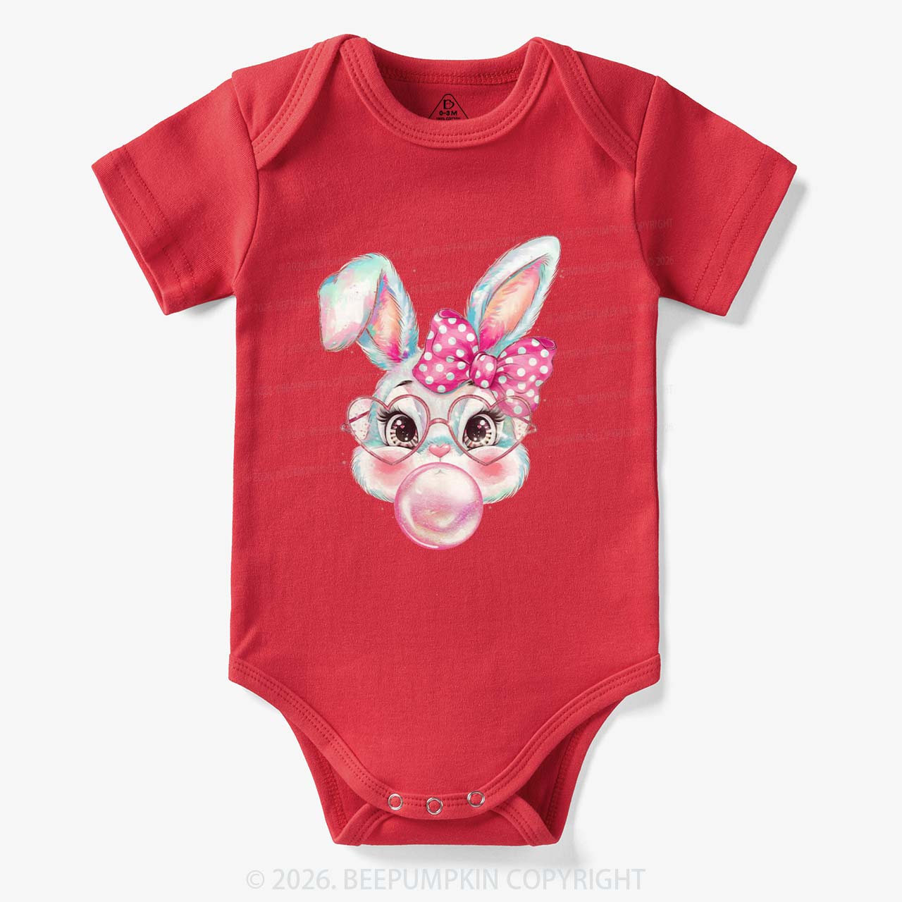 Sassy Bunny Bubble Baby Bodysuit