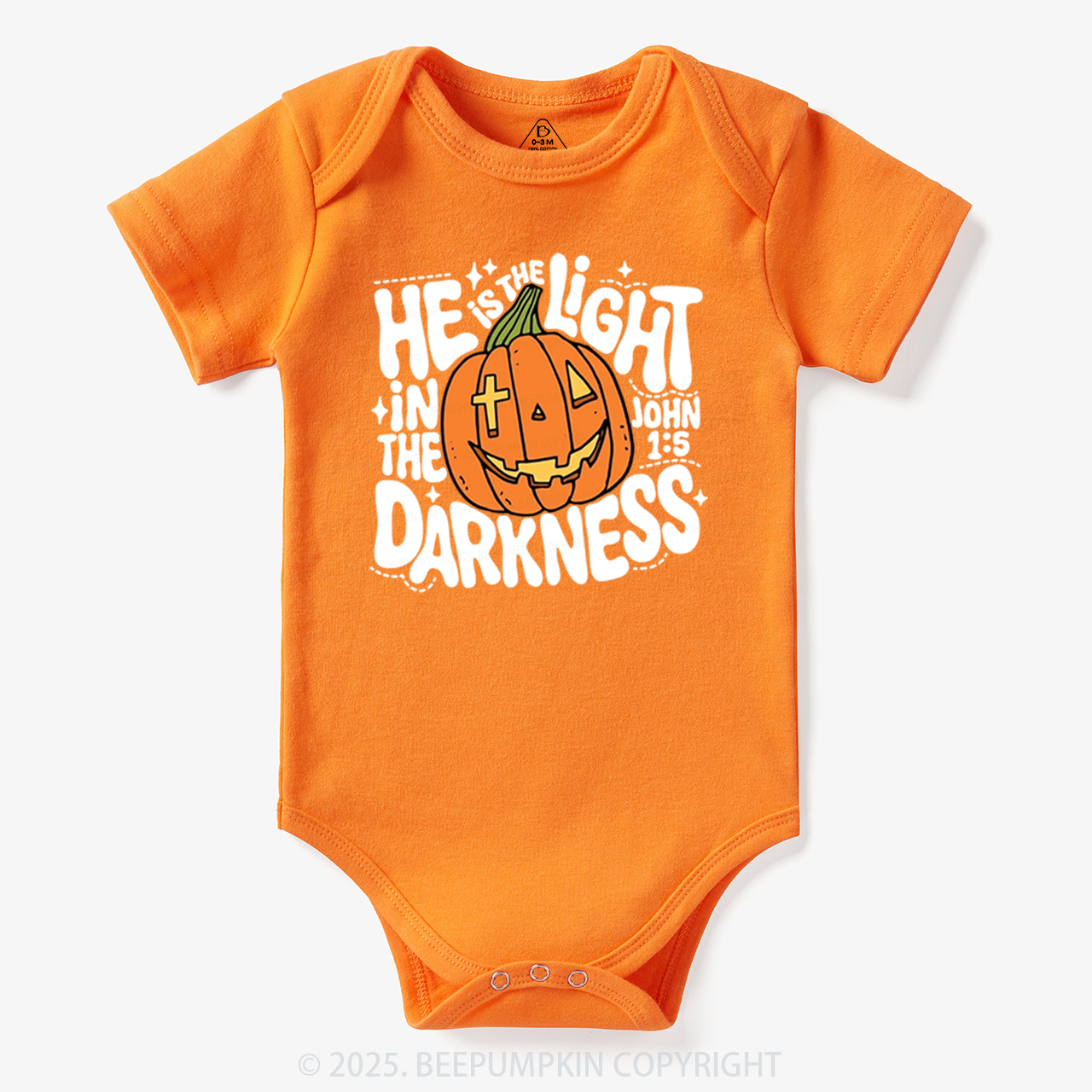He Is The Light In The Dark Halloween Bodysuit Beepumpkin