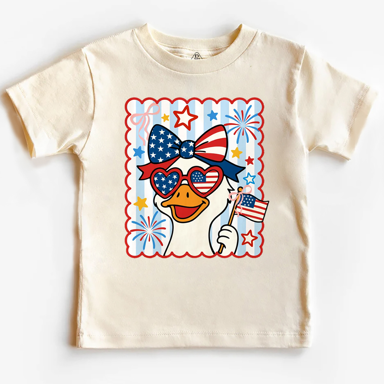 Patriotic Goose Toddler&Kid's Tees Beepumpkin 