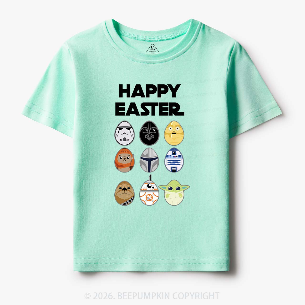 Easter Funny Trooper Eggpire Toddler&Kid's Tees