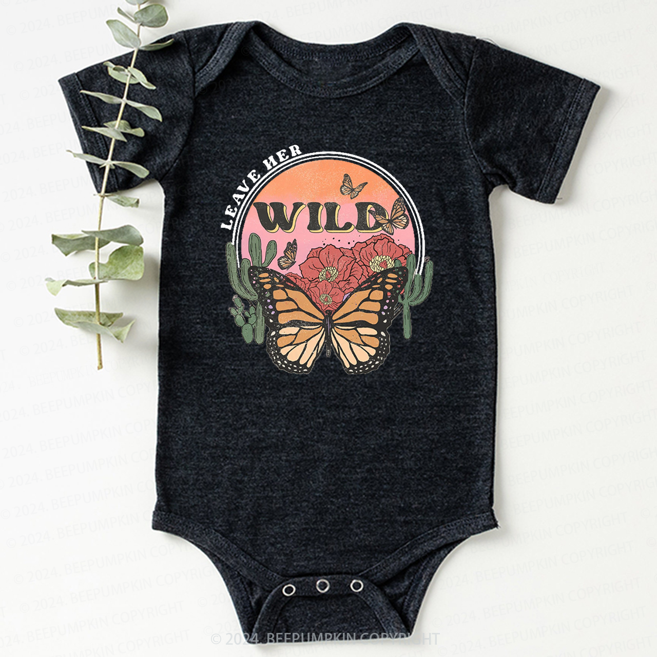 Leave Her Wild Bodysuit For Baby 
